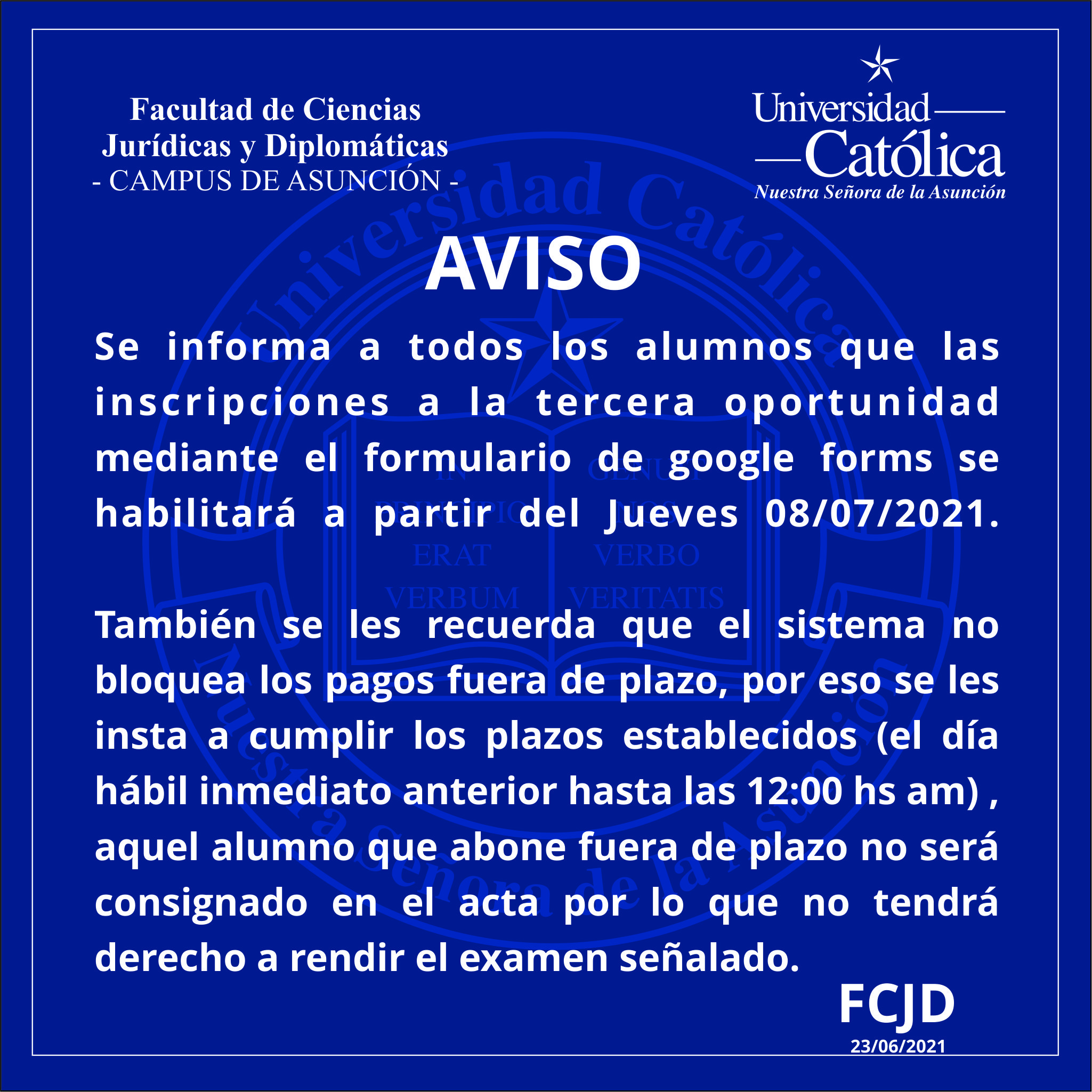 AVISO AVISO