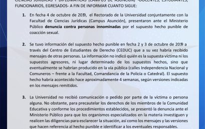 Comunicado