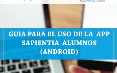 Guía de uso de la App Sapientia Alumnos