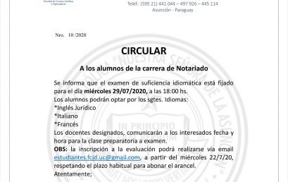 Circular 10/2020