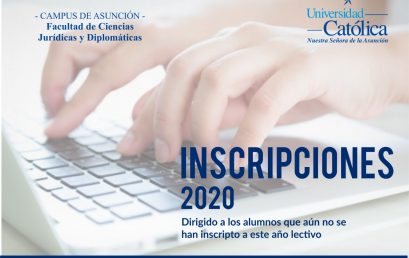 Inscripciones 2020