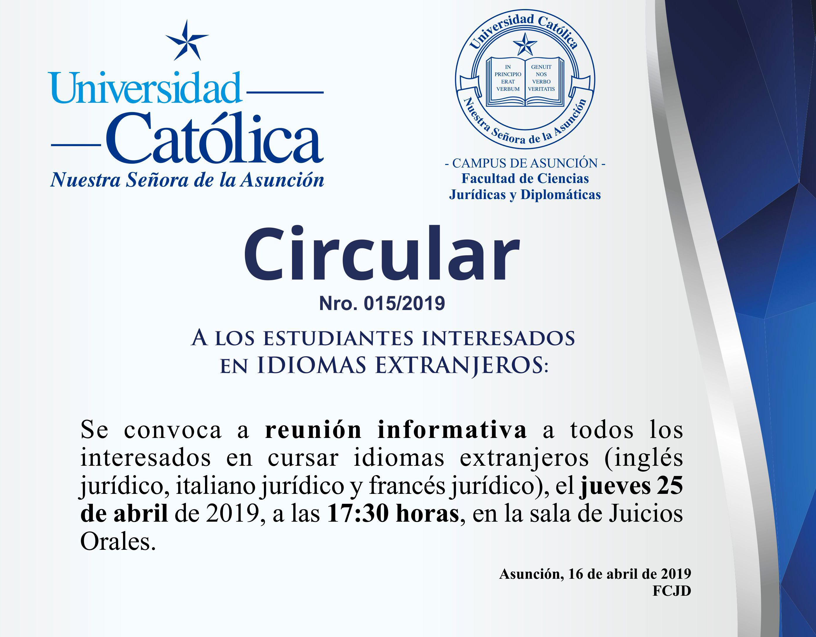Reunión informativa