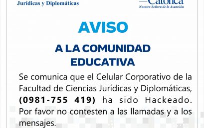 AVISO IMPORTANTE!