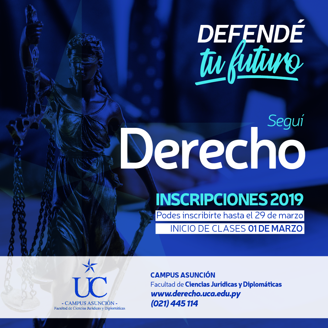 ¡DEFENDÉ TU FUTURO!Inscripciones 2019